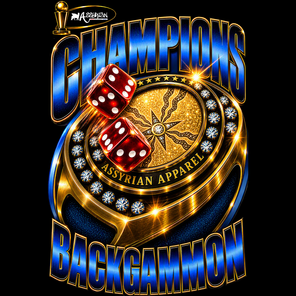Assyrian Apparel Backgammon Champions Ring