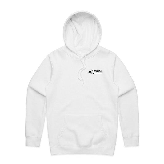 Matthew 16:24 Men's White Hoodie