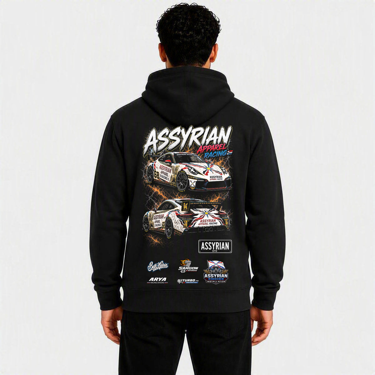 Assyrian Apparel Racing Hoodie